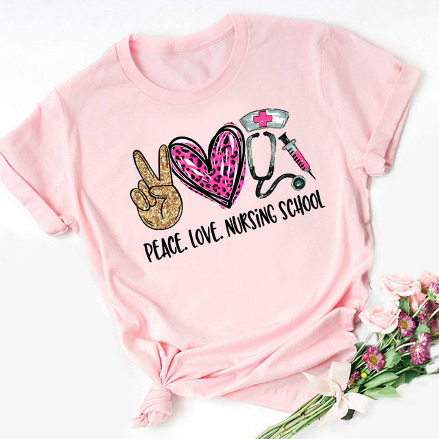 I Love Coffee Letters Graphic Printed Women T-shirt