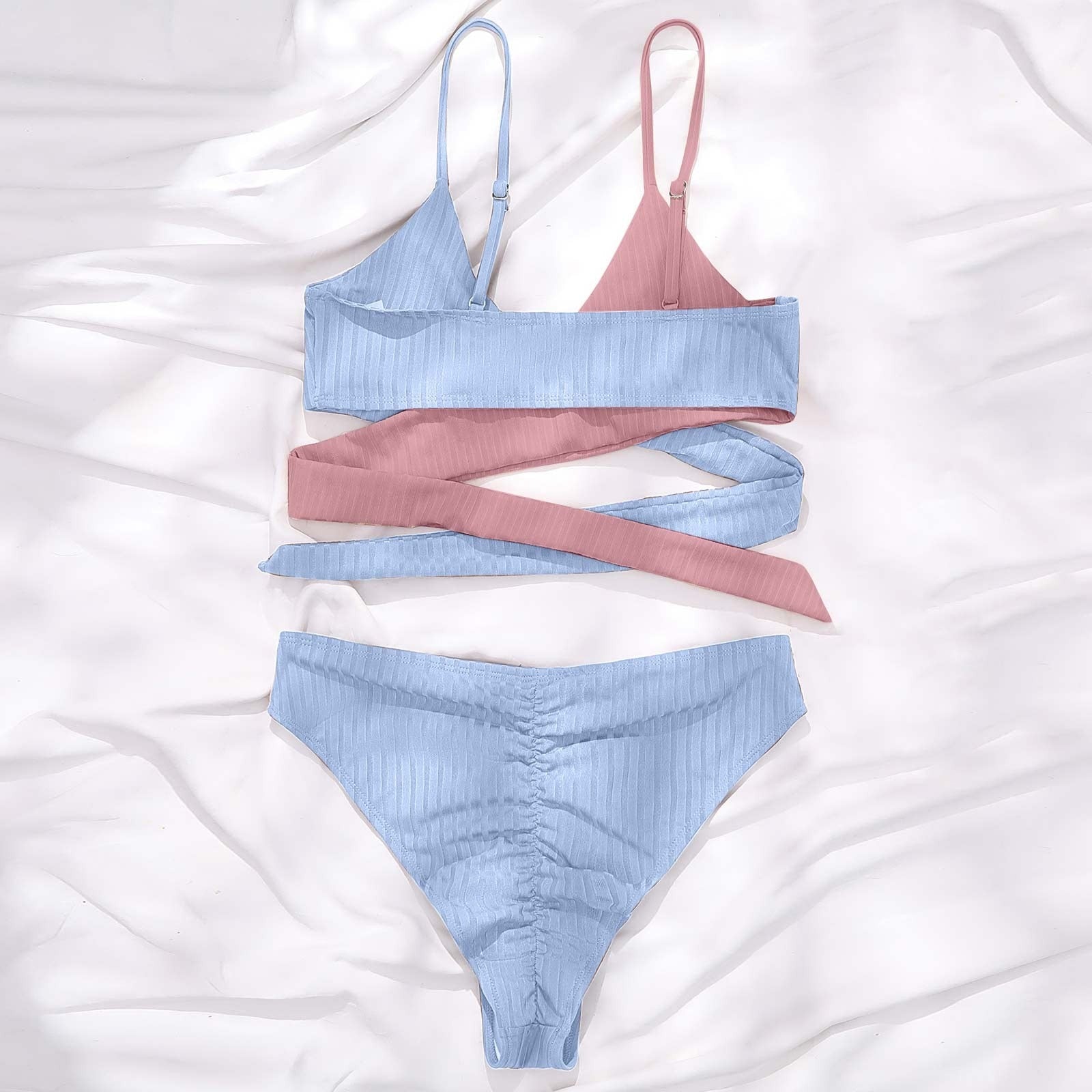 High Waist Bikini Push Up Bathing Suit