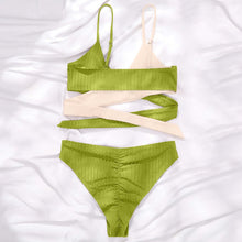 Cargar imagen en el visor de la galería, High Waist Bikini Push Up Bathing Suit
