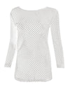 White/Beige Crochet Bikini Cover Up Bohemian Bikini