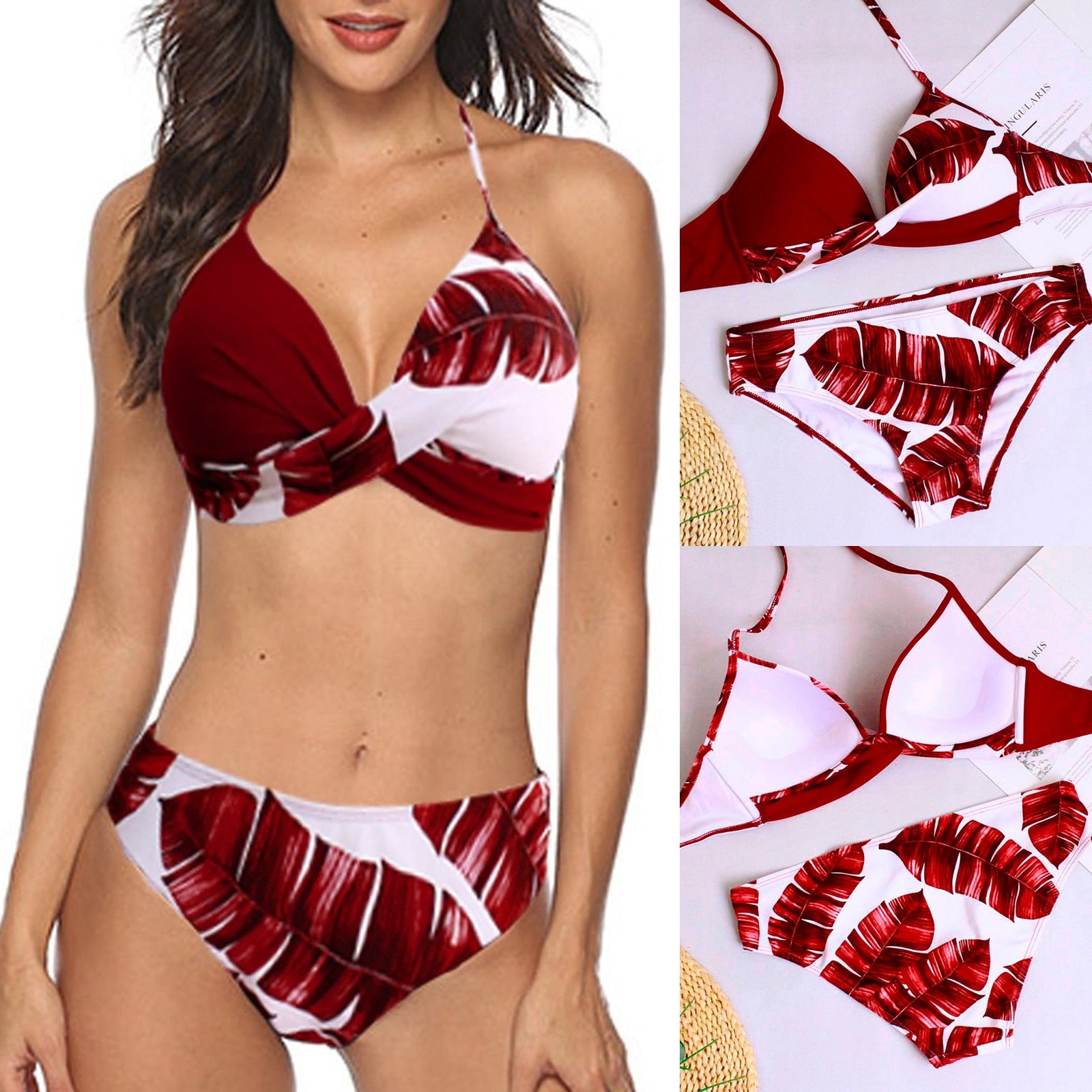 Padded Push-up Bra Bikini Set