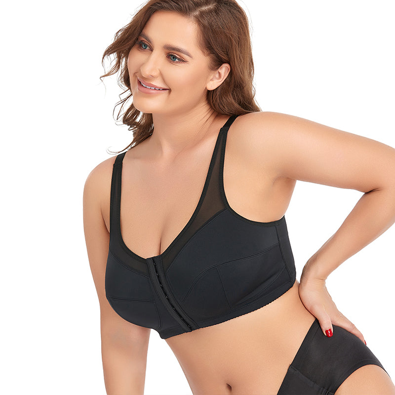 Sports Bras for Women High Support Large Bust Front Closure