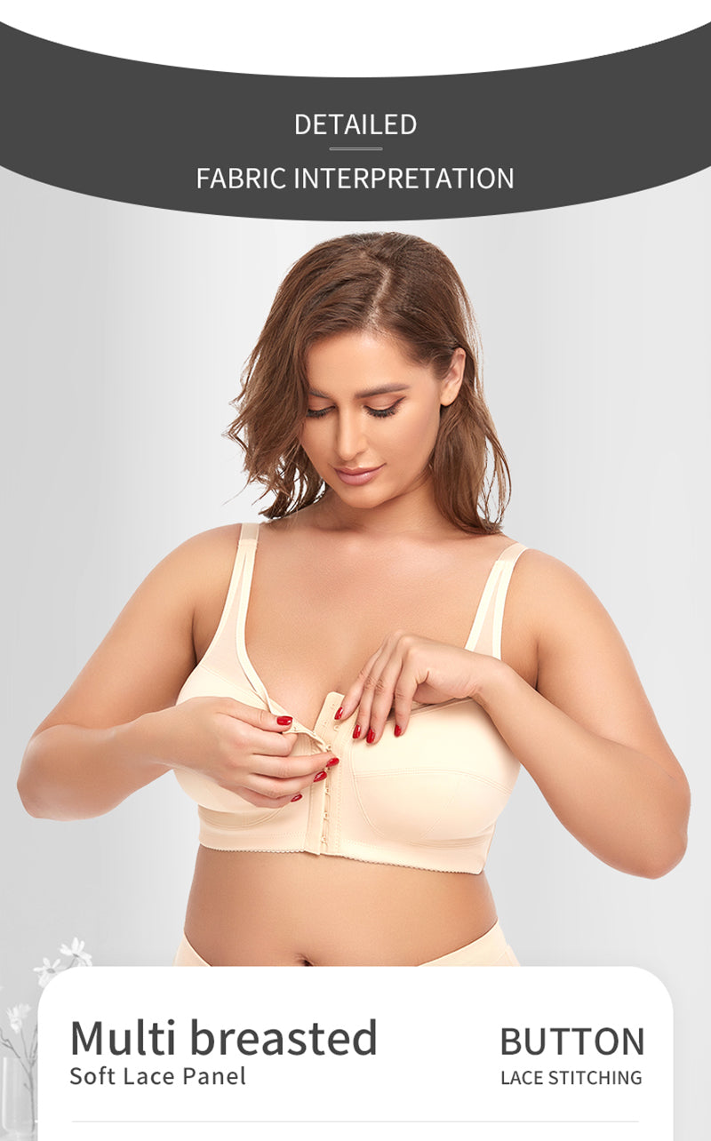 Sports Bras for Women High Support Large Bust Front Closure
