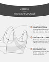 Sports Bras for Women High Support Large Bust Front Closure