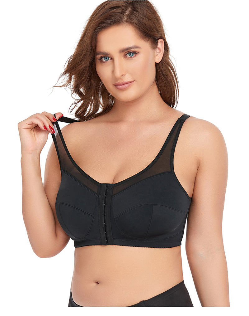 Sports Bras for Women High Support Large Bust Front Closure