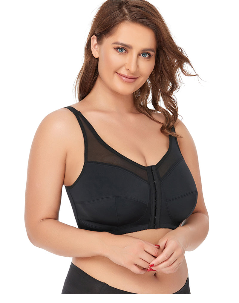 Sports Bras for Women High Support Large Bust Front Closure