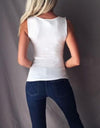 Summer Vest Camisole Sleeveless Lace Crochet Top