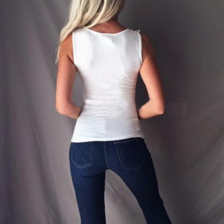 Summer Vest Camisole Sleeveless Lace Crochet Top