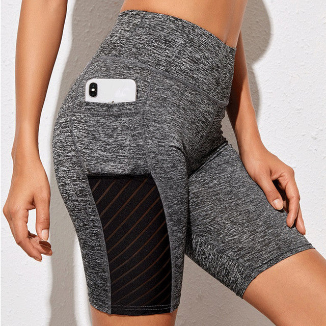 Scrunch Seamless Fitness Yoga High Waist Workout Shorts