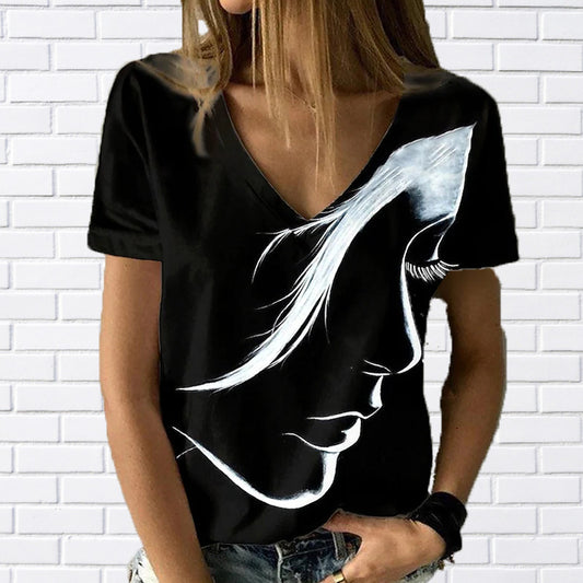 Casual 3D Printed T Shirt Abstract