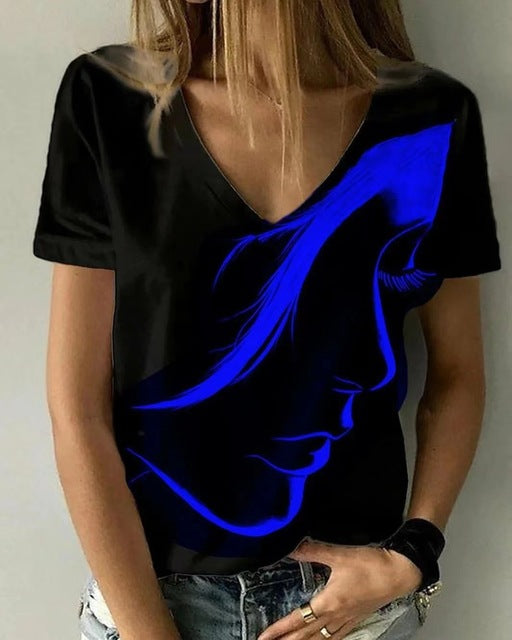 Casual 3D Printed T Shirt Abstract