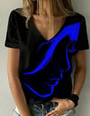 Casual 3D Printed T Shirt Abstract