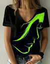 Casual 3D Printed T Shirt Abstract