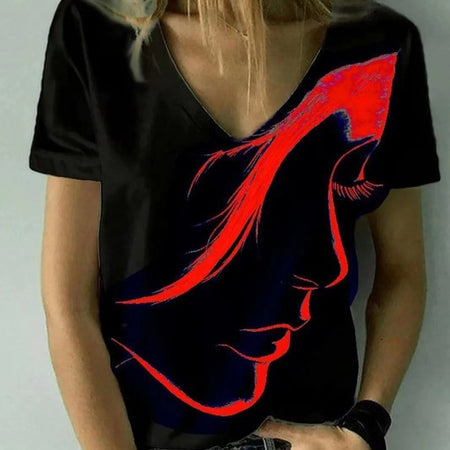 Casual 3D Printed T Shirt Abstract