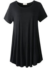 Load image into Gallery viewer, Plus Size Short Sleeve Tunic Blouse
