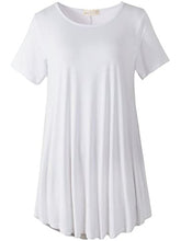 Load image into Gallery viewer, Plus Size Short Sleeve Tunic Blouse
