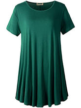 Load image into Gallery viewer, Plus Size Short Sleeve Tunic Blouse
