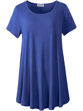 Load image into Gallery viewer, Plus Size Short Sleeve Tunic Blouse
