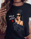 Women Black T Shirt