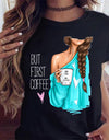 Women Black T Shirt