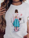 Women Black T Shirt