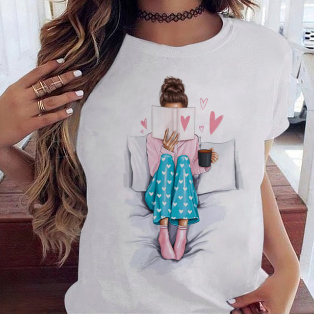 Women Black T Shirt