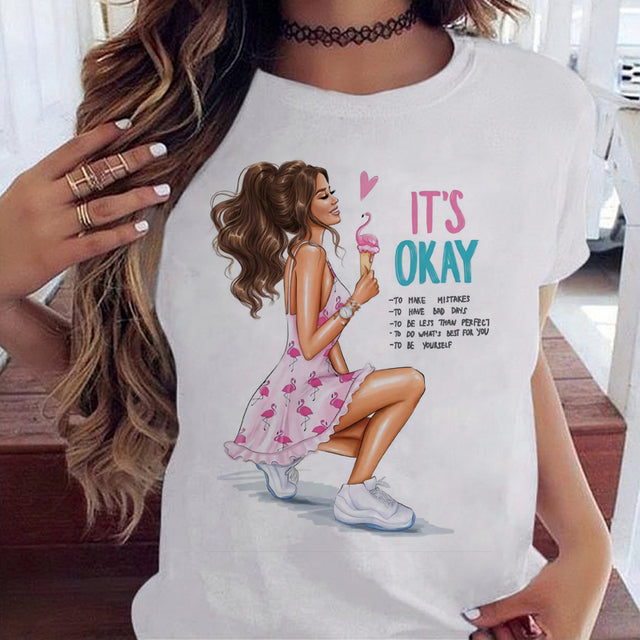 Women Black T Shirt
