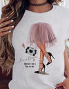 Women Black T Shirt