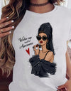 Women Black T Shirt