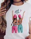 Women Black T Shirt