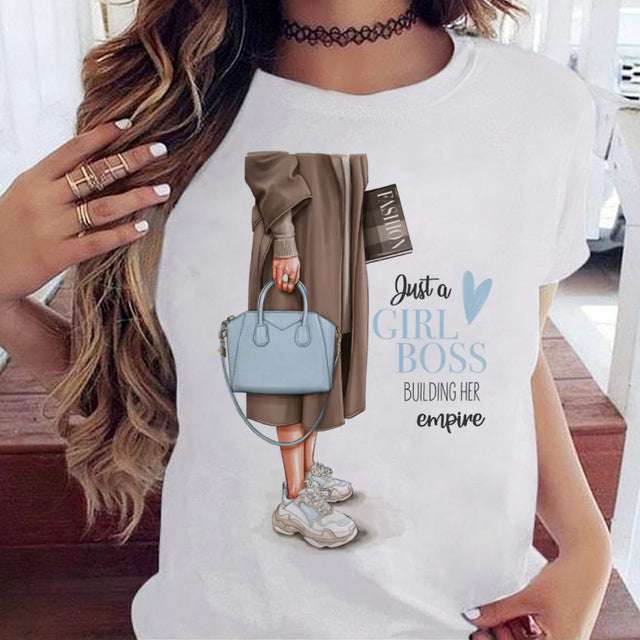 Women Black T Shirt