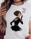 Women Black T Shirt