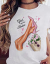 Women Black T Shirt