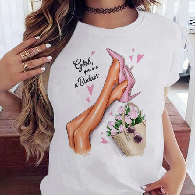 Women Black T Shirt