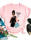 Women Black T Shirt