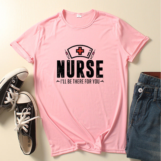 Nurse Be for You Letter Print Women T Shirt