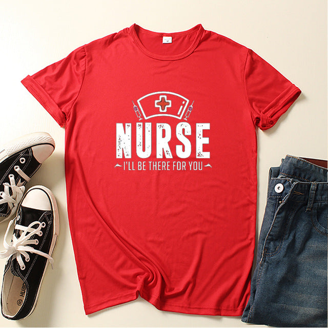 Nurse Be for You Letter Print Women T Shirt