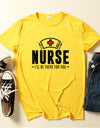 Nurse Be for You Letter Print Women T Shirt