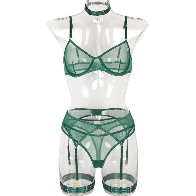 Transparent Lace Seamless Erotic Lingerie