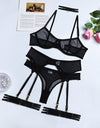 Transparent Lace Seamless Erotic Lingerie