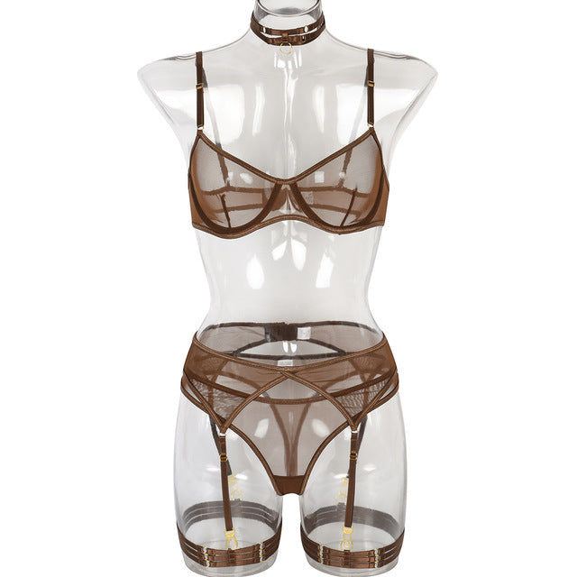 Transparent Lace Seamless Erotic Lingerie