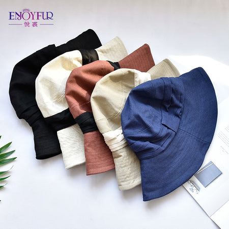 Foldable Cotton Summer Sun Hats For Women