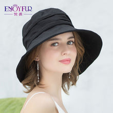 Load image into Gallery viewer, Foldable Cotton Summer Sun Hats For Women
