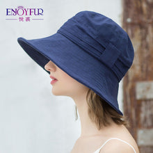 Load image into Gallery viewer, Foldable Cotton Summer Sun Hats For Women
