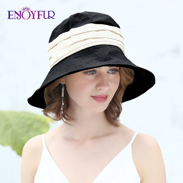 Foldable Cotton Summer Sun Hats For Women