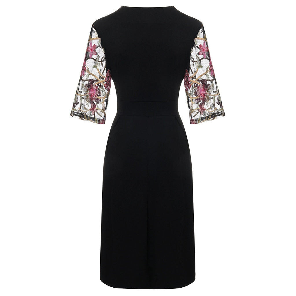 XL-5XL Plus Size Short Sleeve Floral Boho Sundress
