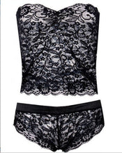 Cargar imagen en el visor de la galería, Adjustable Thin Lace Flower Printed Underwear Suit
