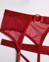 Wireless Lace Hollow Out Sexy 3 Piece Set