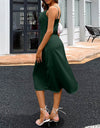 Cowl Neck Satin Party Dress