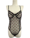 Mesh One Piece Bra Set Seamless Bodysuit